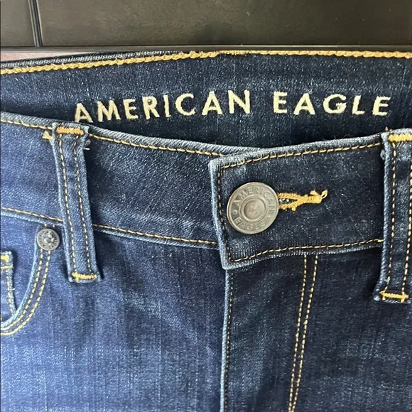 🔵TEMP PRICE DROP🔵 American Eagle Next Level Stretch Deep Indigo Skinny Jeans - Picture 2 of 11